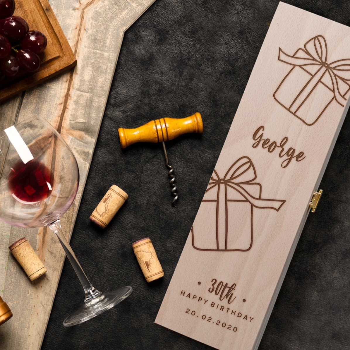 Scatola di vino personalizzata - Il regalo perfetto