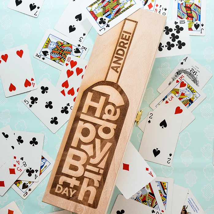 Confezione di vino personalizzata - Bottiglia "Happy Birthday"
