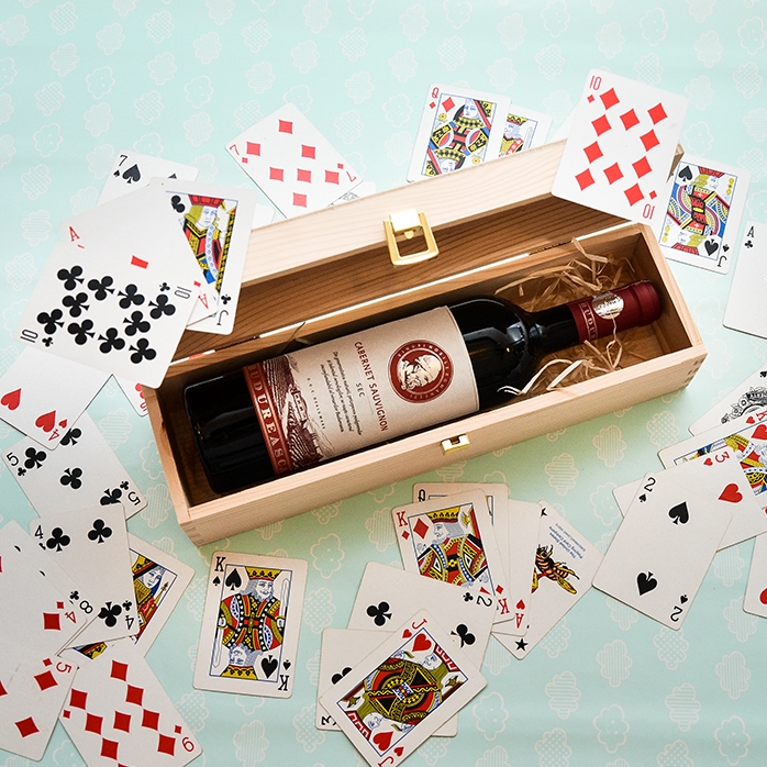 Confezione di vino personalizzata - Bottiglia "Happy Birthday"