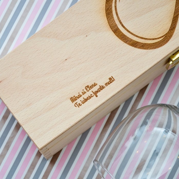 Scatola per vino personalizzata - Infinite Love