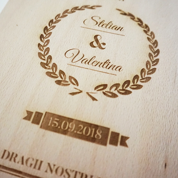 Confezione personalizzata per due bottiglie di vino, per i padrini
