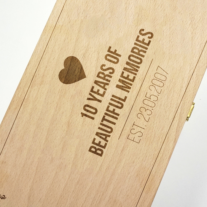 Confezione personalizzata per due bottiglie di vino - Years Of Memories