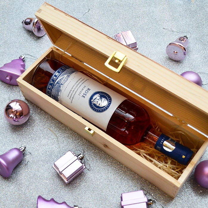 Scatola per vino personalizzata - Star Christmas Tree