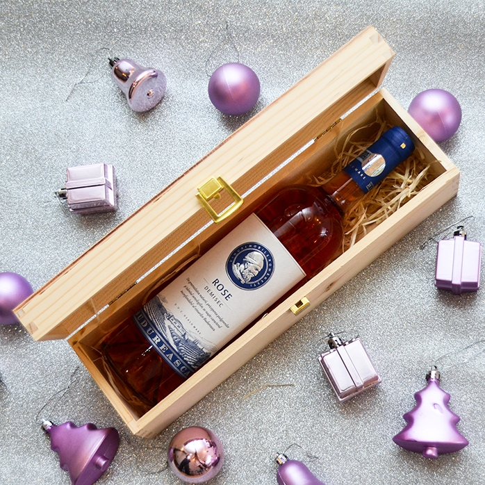 Scatola per vino personalizzata - Star Christmas Tree