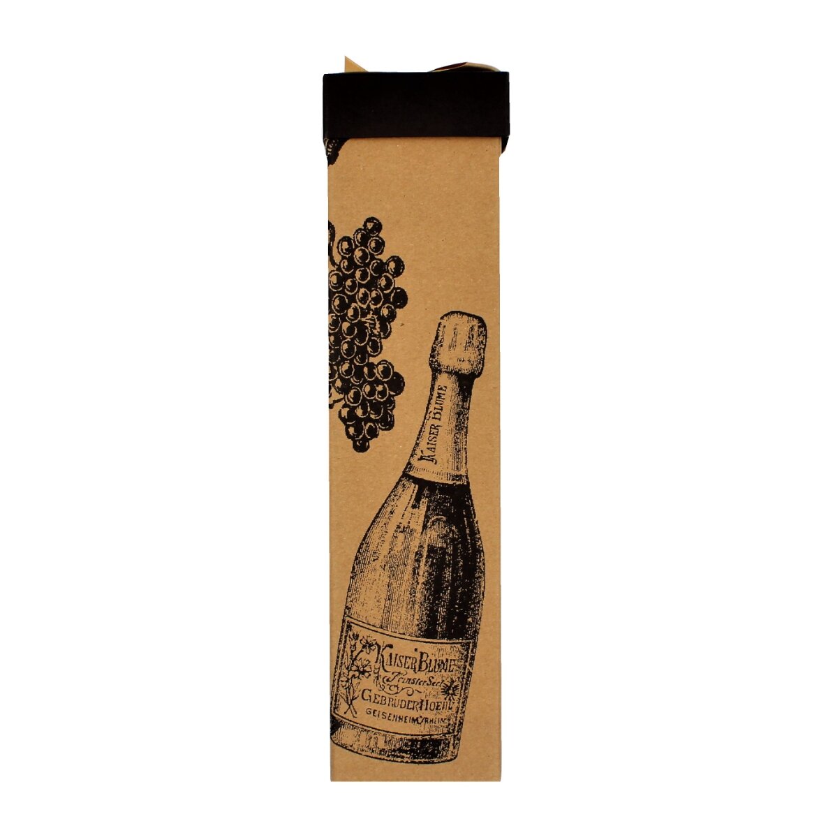 Foldable beverage box - kraft model