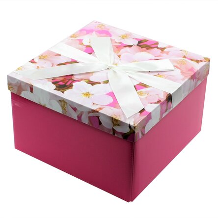 Kit confezione regalo - modello con fiori di ciliegio