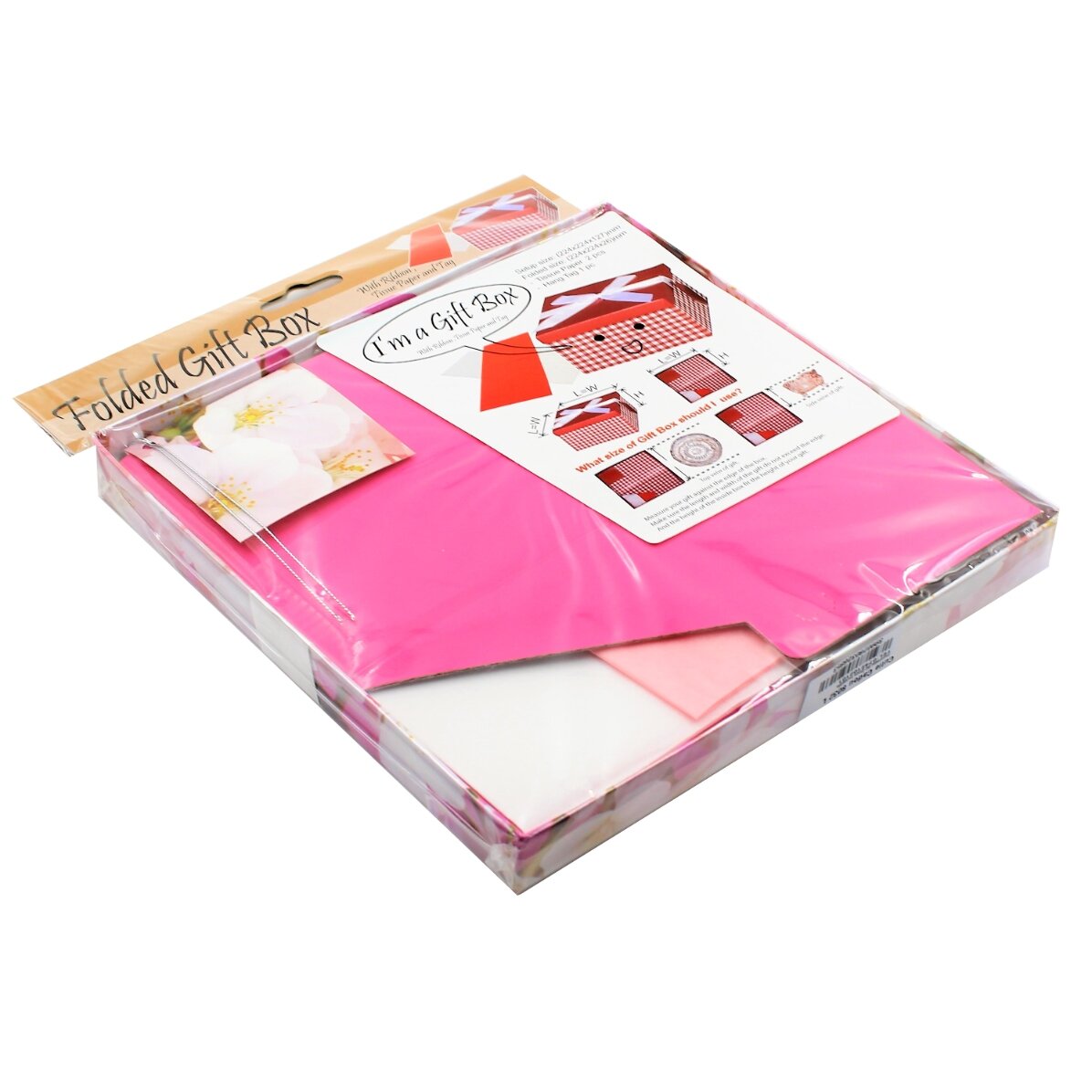 Kit confezione regalo - modello con fiori di ciliegio