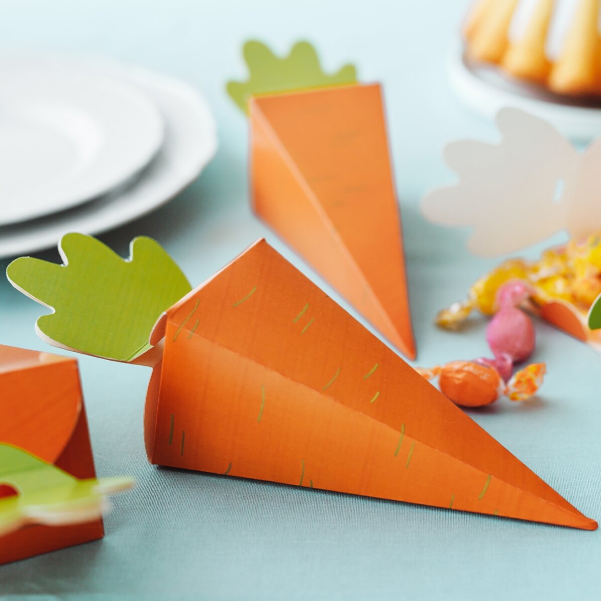 Scatola premium per dolciumi/piccoli regali di Pasqua - Carota