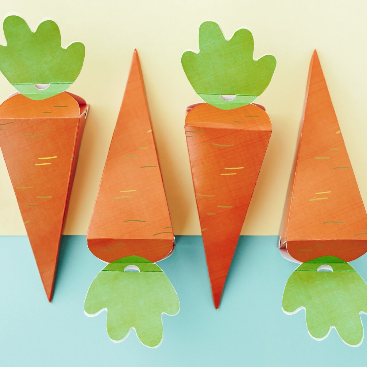 Scatola premium per dolciumi/piccoli regali di Pasqua - Carota