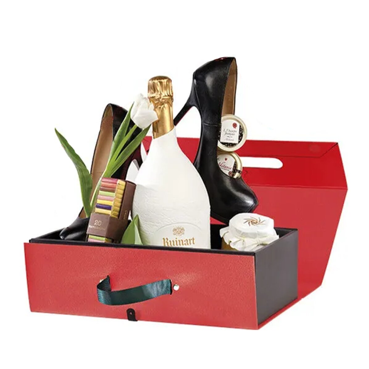 Confezione regalo premium con chiusura magnetica - rossa