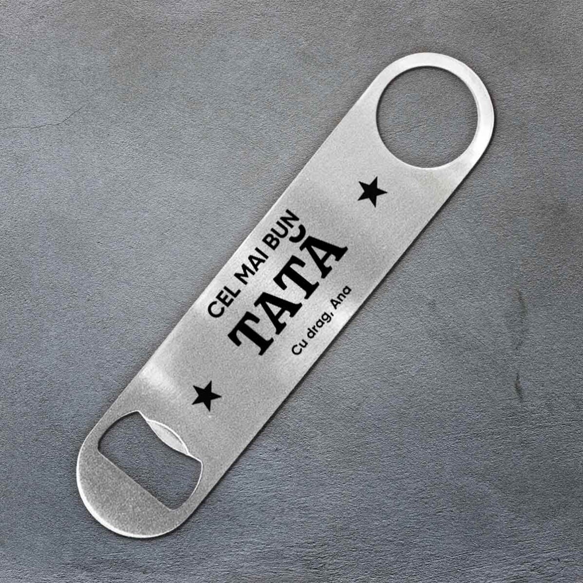 Apribottiglie personalizzato con messaggio - Star