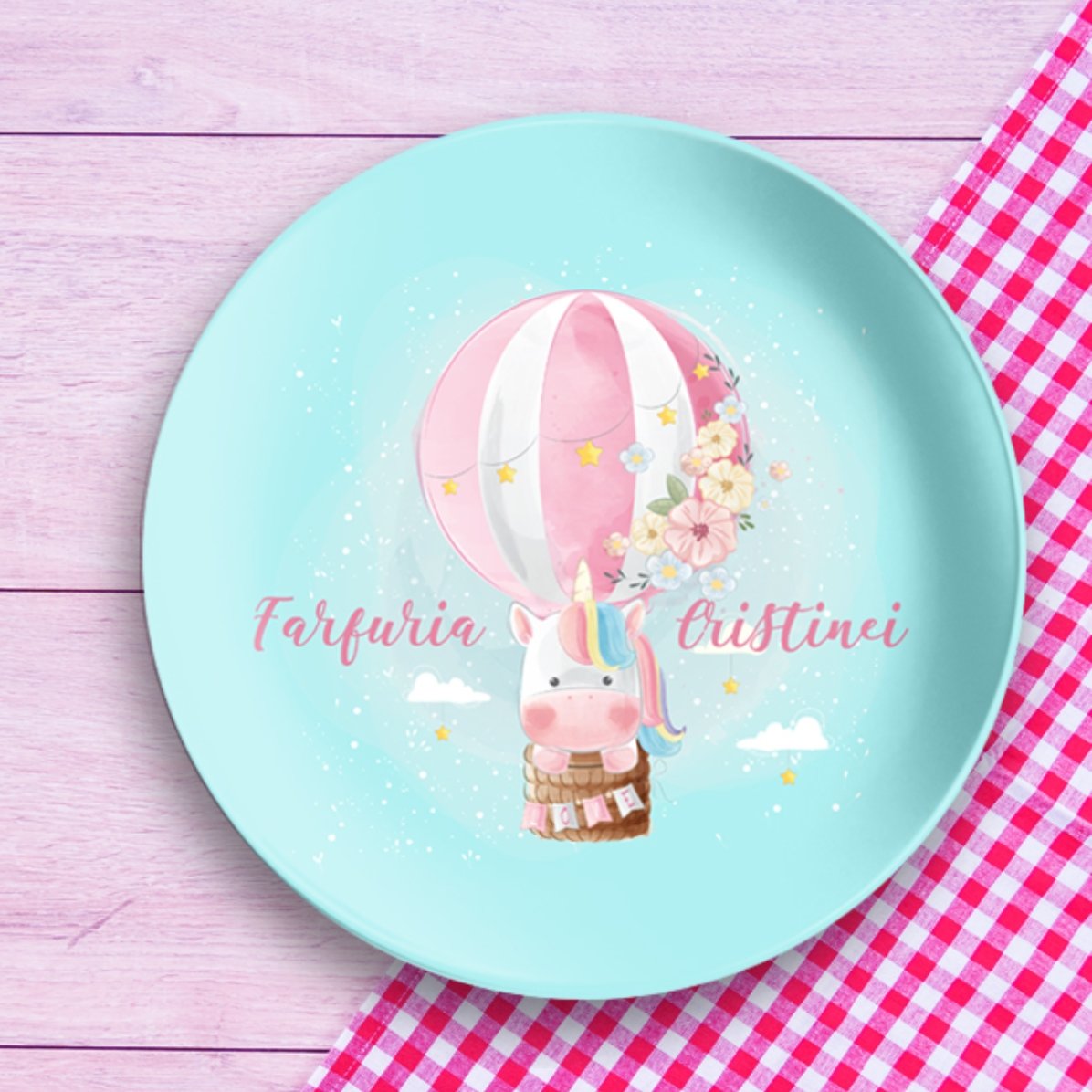 Piatto personalizzato con scritta - Balloon