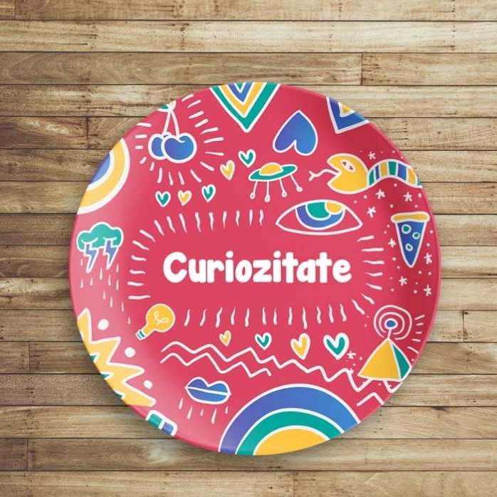 Piatto personalizzato con scritta - creARTive