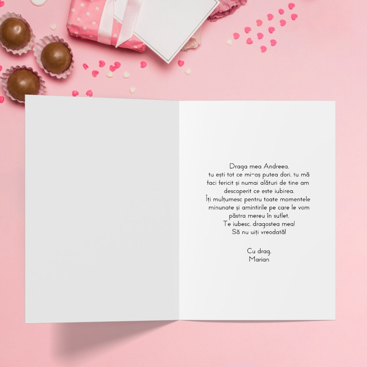 Biglietto di auguri personalizzato con foto, messaggio e codice QR