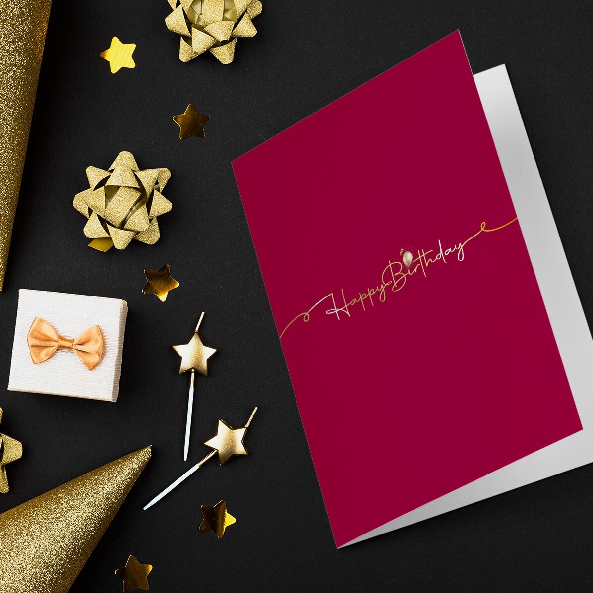 Biglietto di auguri personalizzato con messaggio di compleanno
