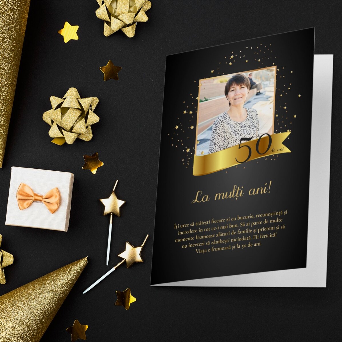 Biglietto di auguri personalizzato con foto e messaggio - È il tuo compleanno