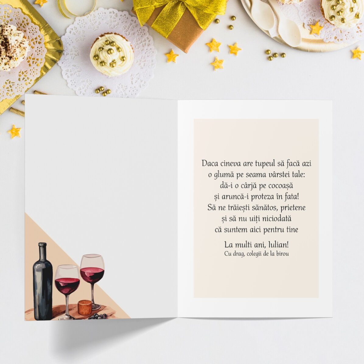 Biglietto di auguri personalizzato con testo - Non stiamo dicendo che sei invecchiato...