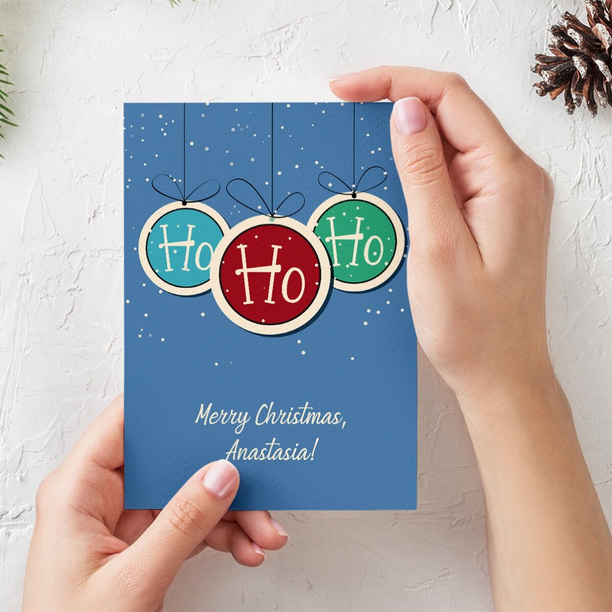 Biglietto di auguri personalizzato - Globe ho, ho, ho!