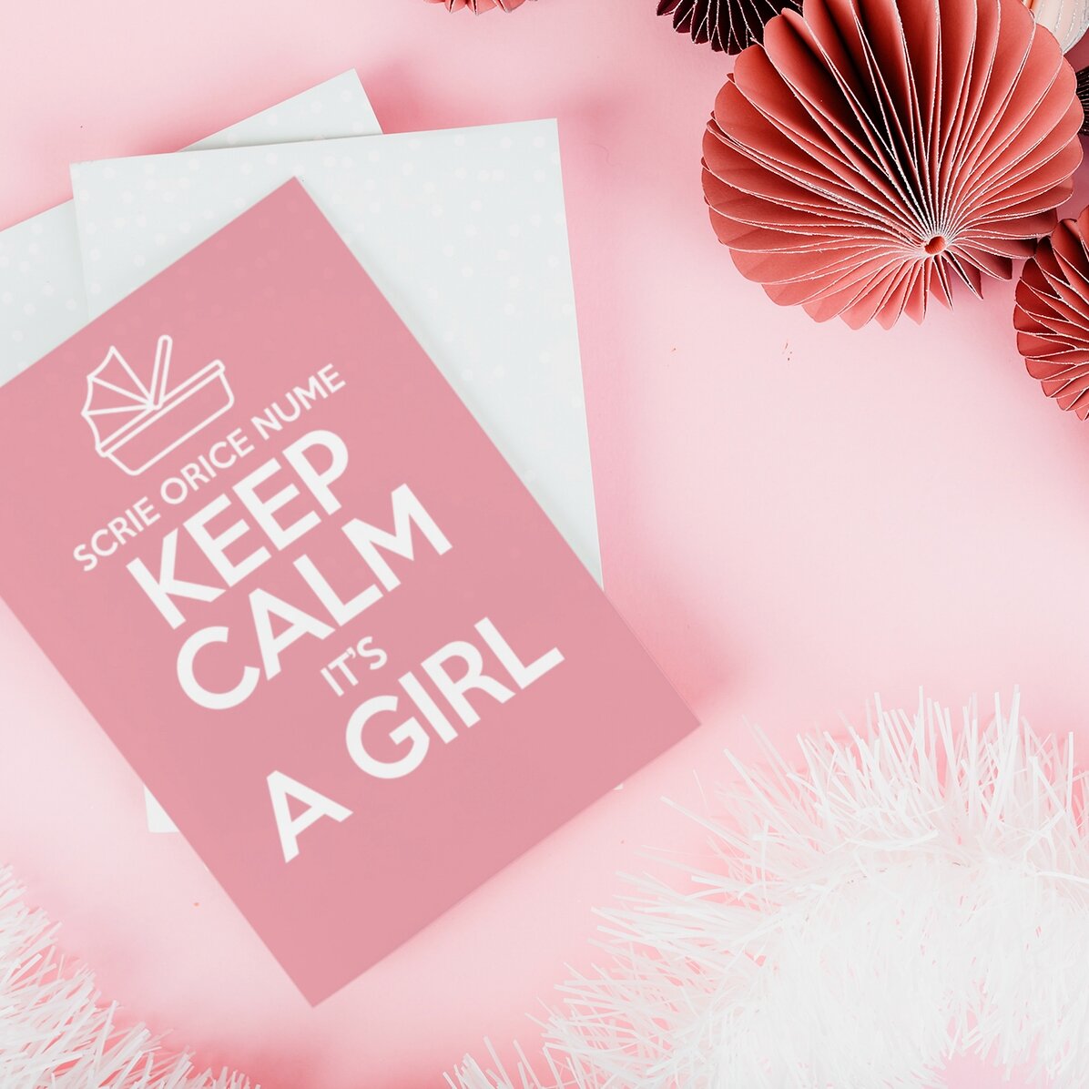 Biglietto di auguri personalizzato - KEEP CALM IT