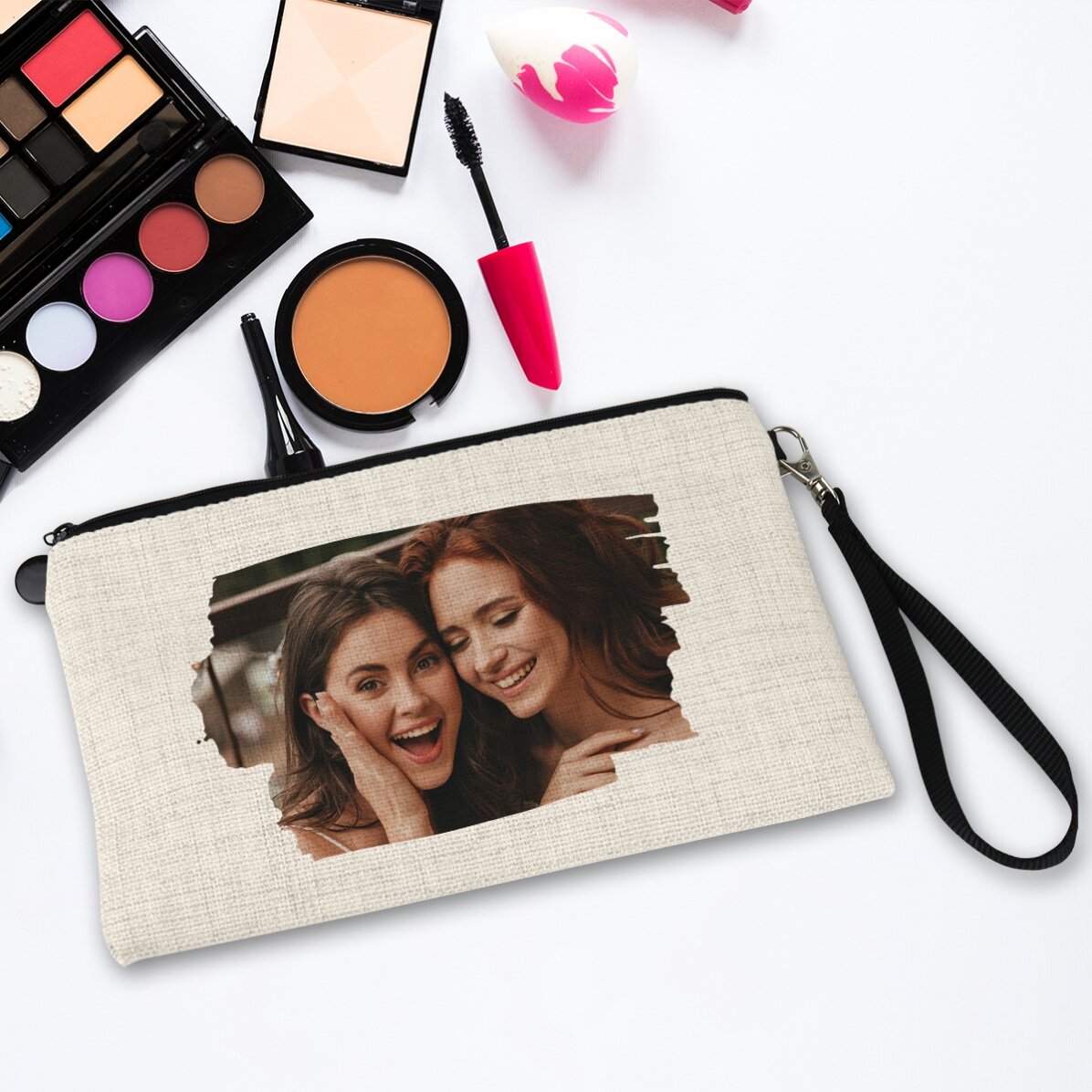 Borsetta per cosmetici personalizzata con una foto - Brush
