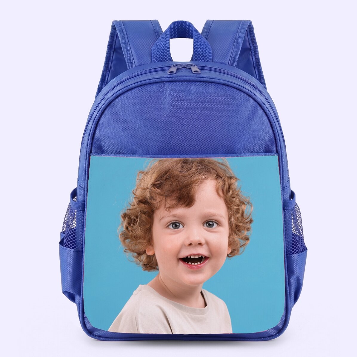 Zaino scolastico personalizzato con una foto