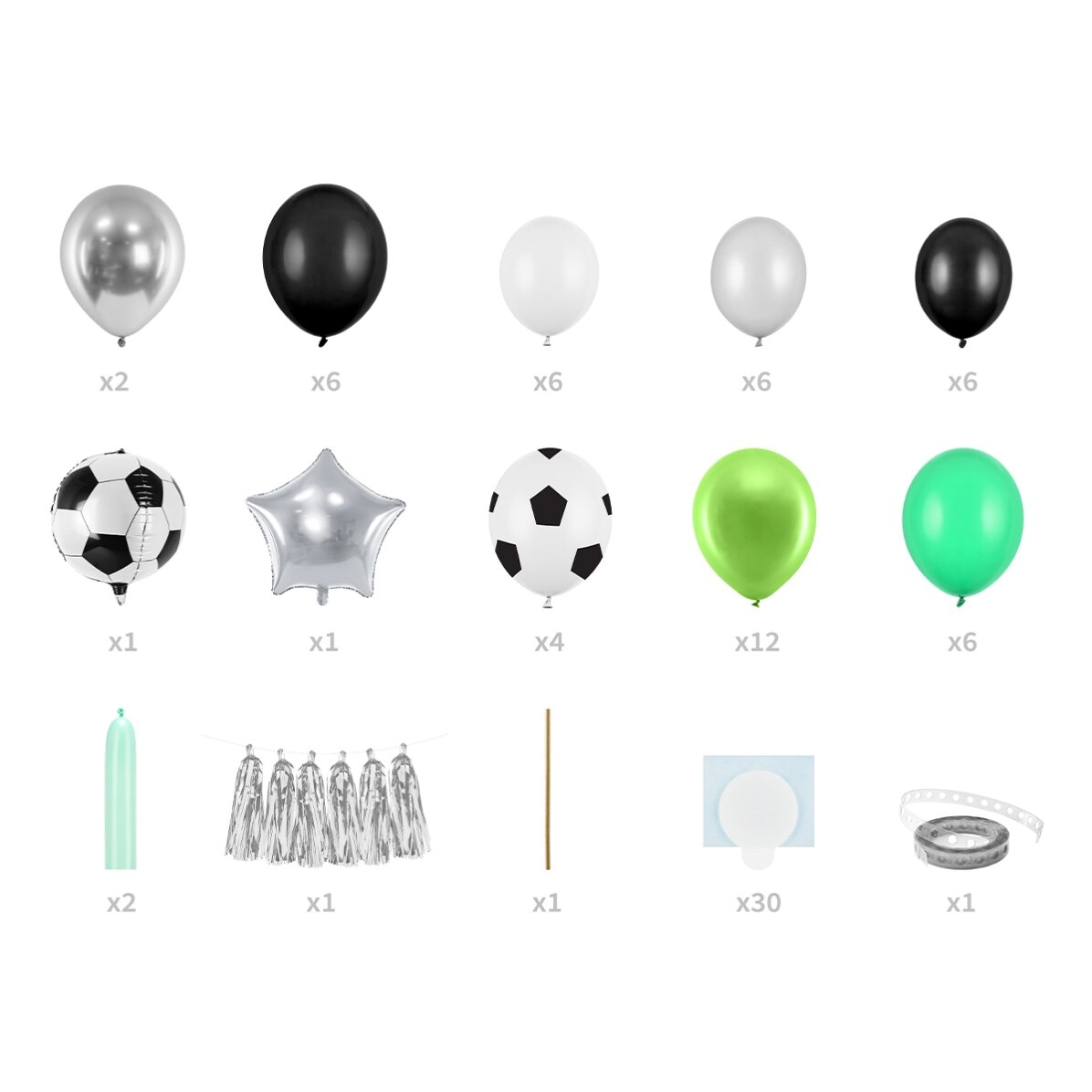 Ghirlanda di palloncini - Calcio