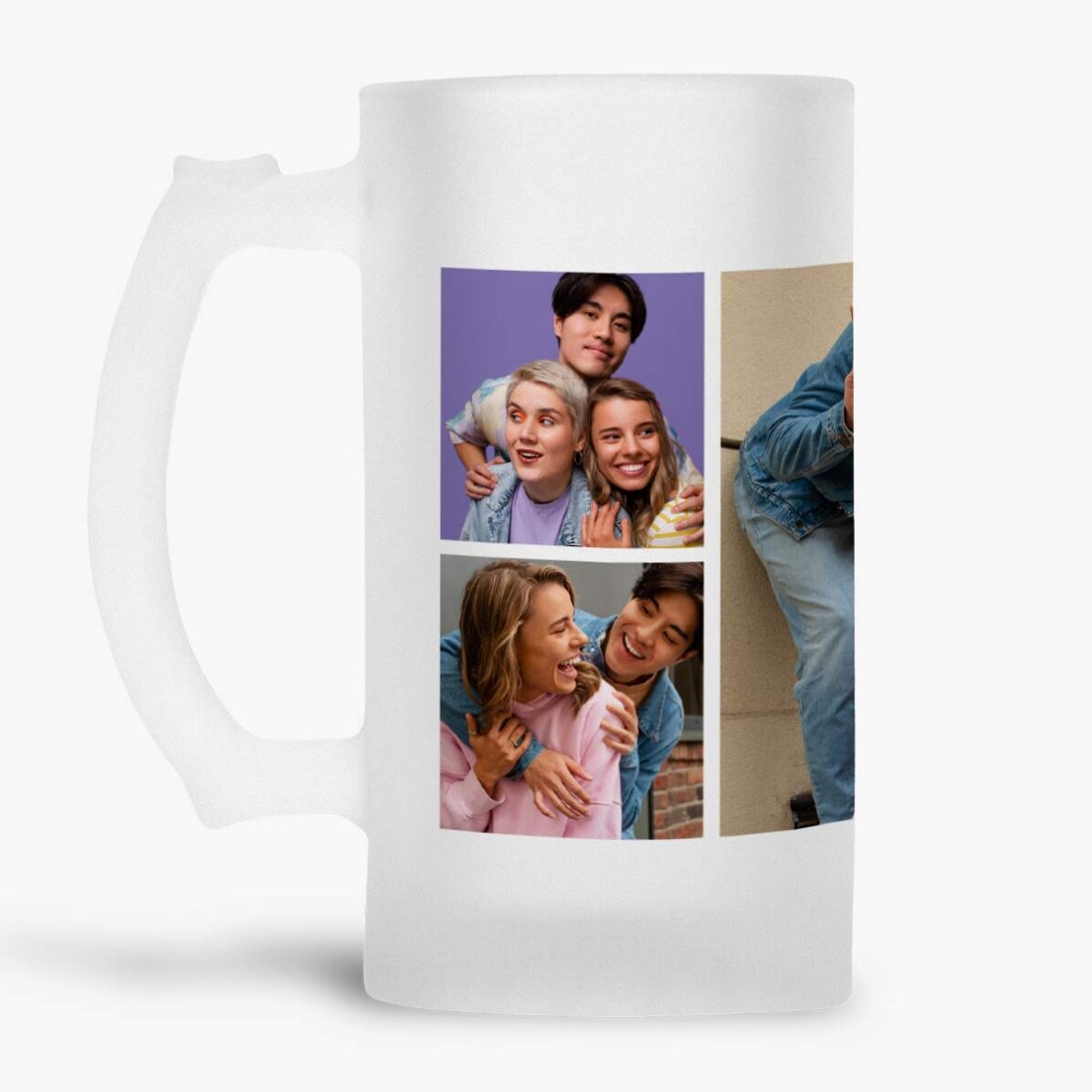 Boccale da birra personalizzato con 5 foto
