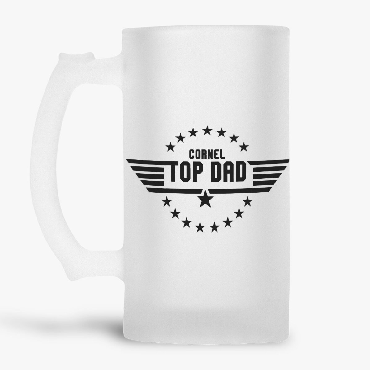 Boccale da birra personalizzato con scritta - Top Dad