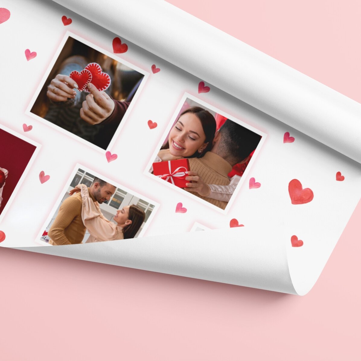 Carta da regalo personalizzata con 10 foto e un messaggio - Love