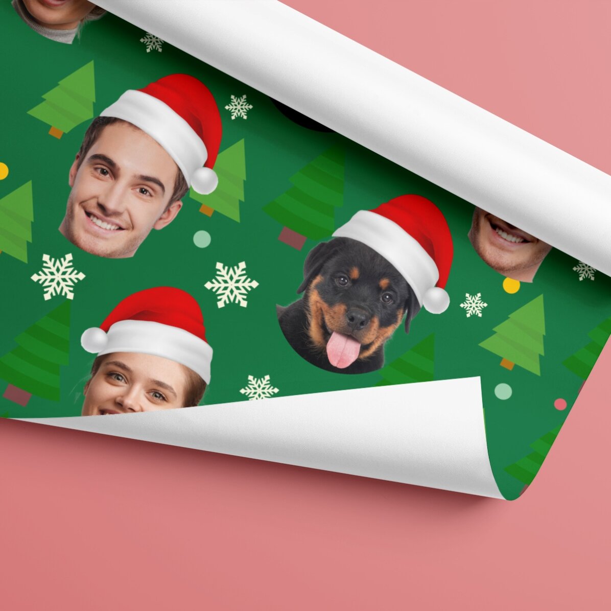 Carta da regalo personalizzata con 3 foto - Funny Christmas