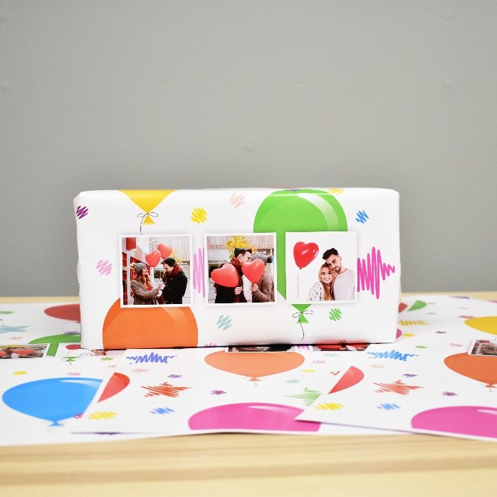 Carta da regalo personalizzata con 3 foto