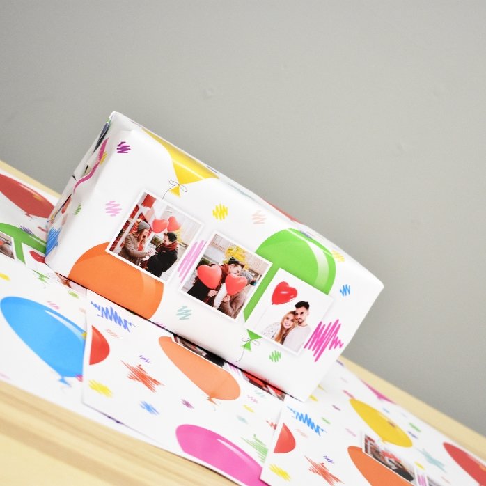 Carta da regalo personalizzata con 3 foto