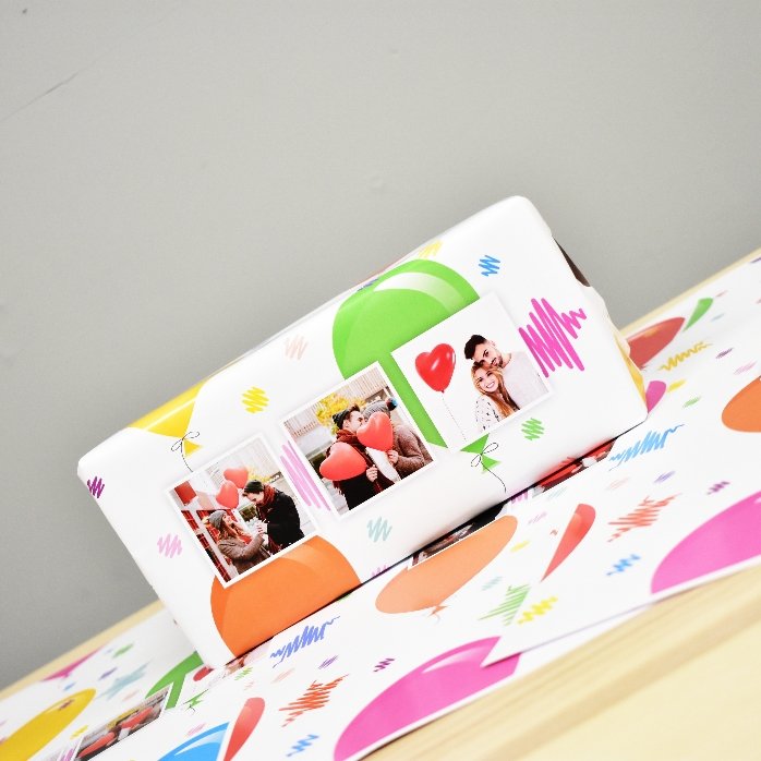 Carta da regalo personalizzata con 3 foto