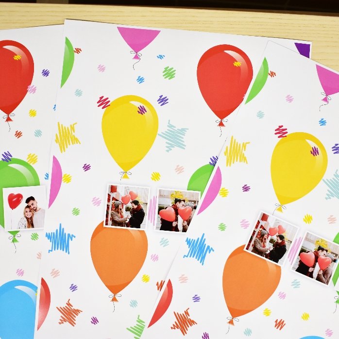 Carta da regalo personalizzata con 3 foto