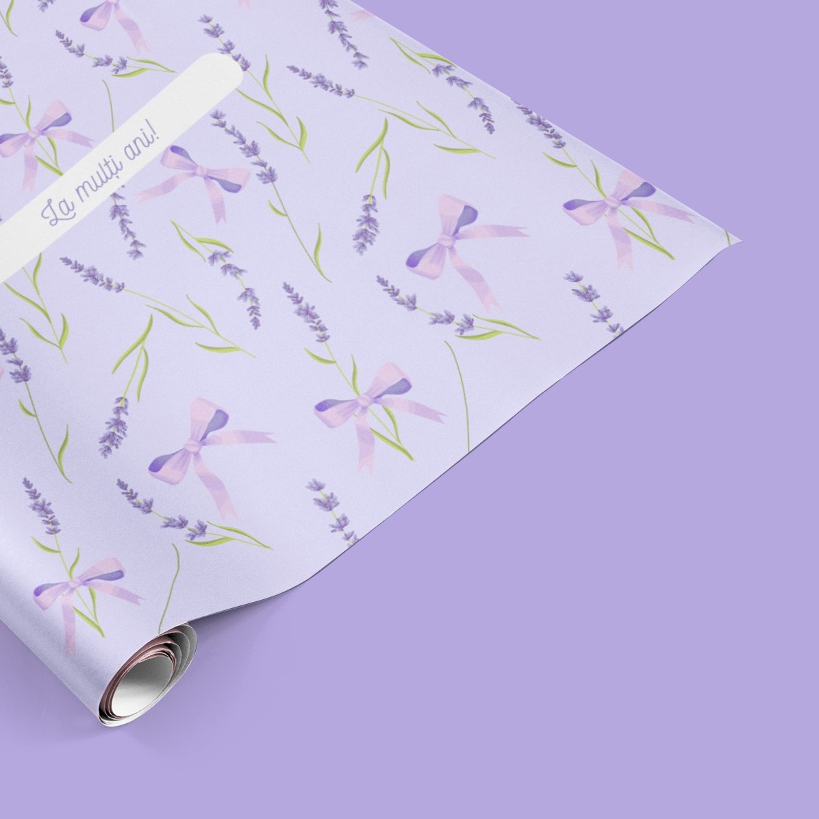 Carta da regalo personalizzata con testo - Lavanda