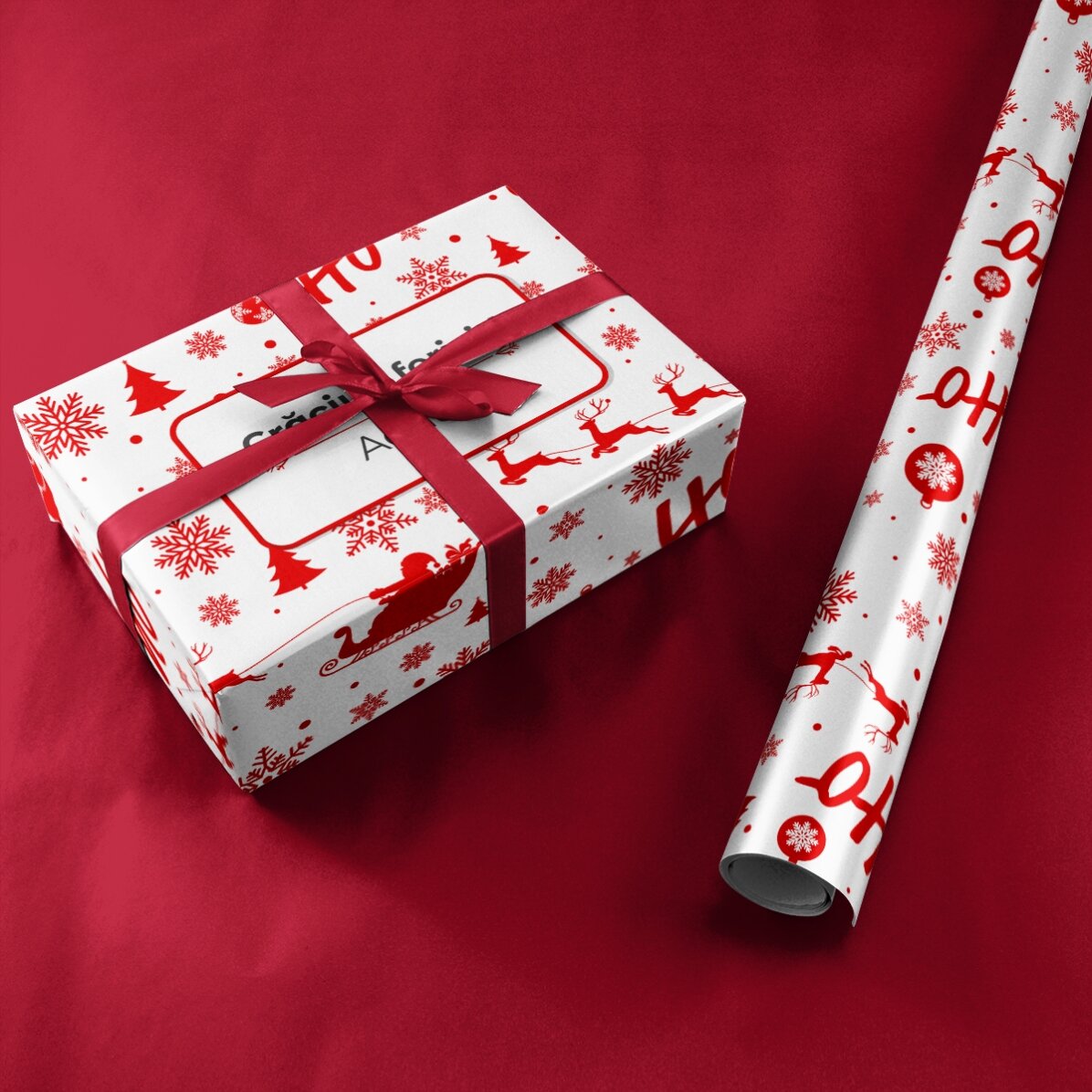 Carta da regalo personalizzata con testo incorniciato - Christmas spirit