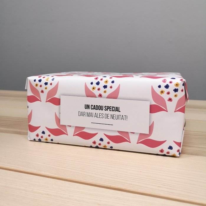 Carta da regalo personalizzata con testo - Floricele