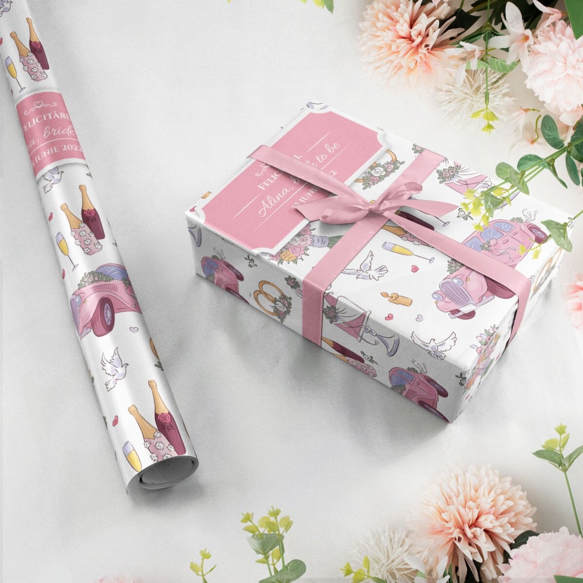 Carta da regalo personalizzata con testo - Matrimonio