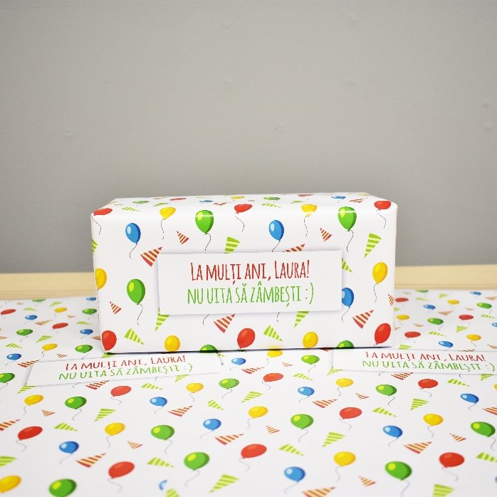 Carta da regalo personalizzata - modello per compleanni