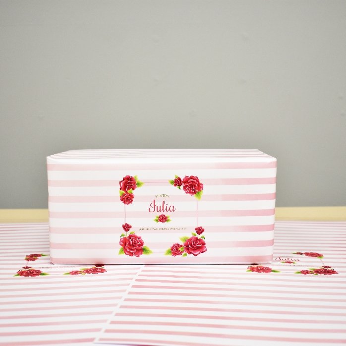 Carta da regalo personalizzata - motivo rose