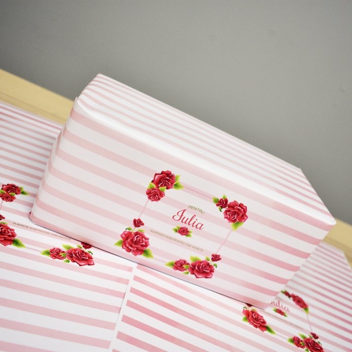 Carta da regalo personalizzata - motivo rose