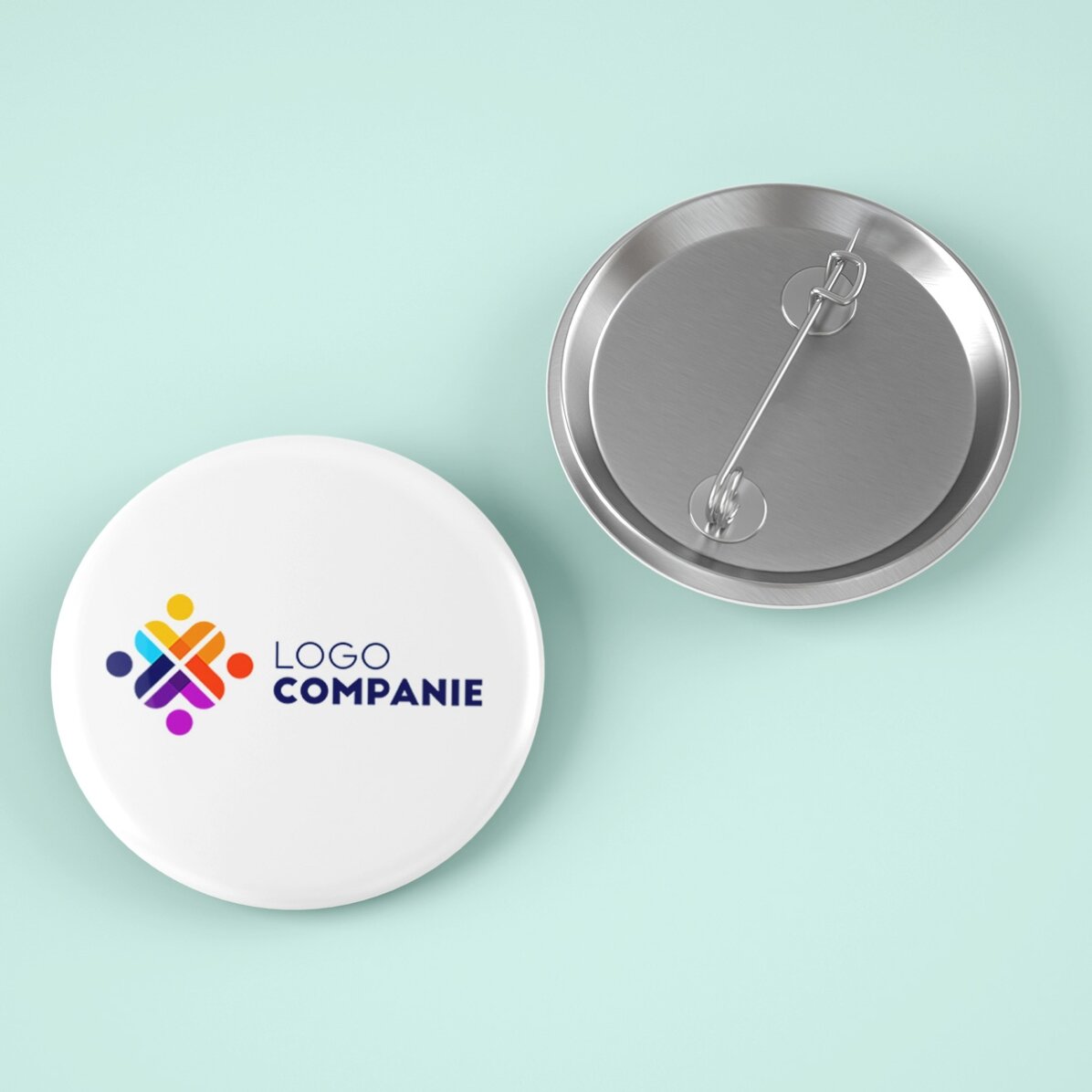 Spilla personalizzata con logo