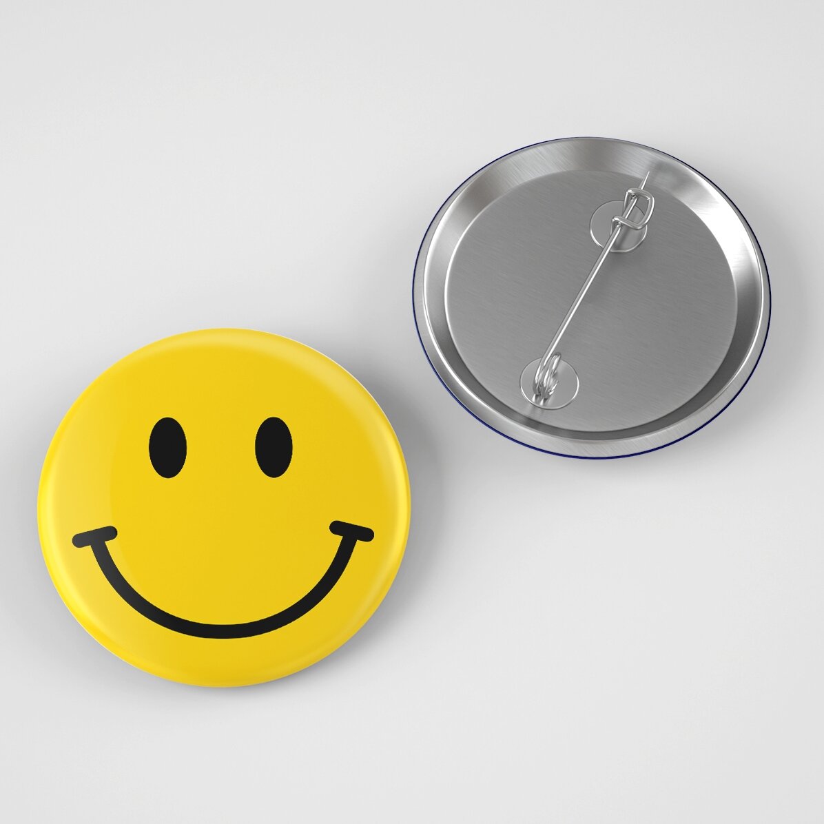 Spilla personalizzata con faccina sorridente