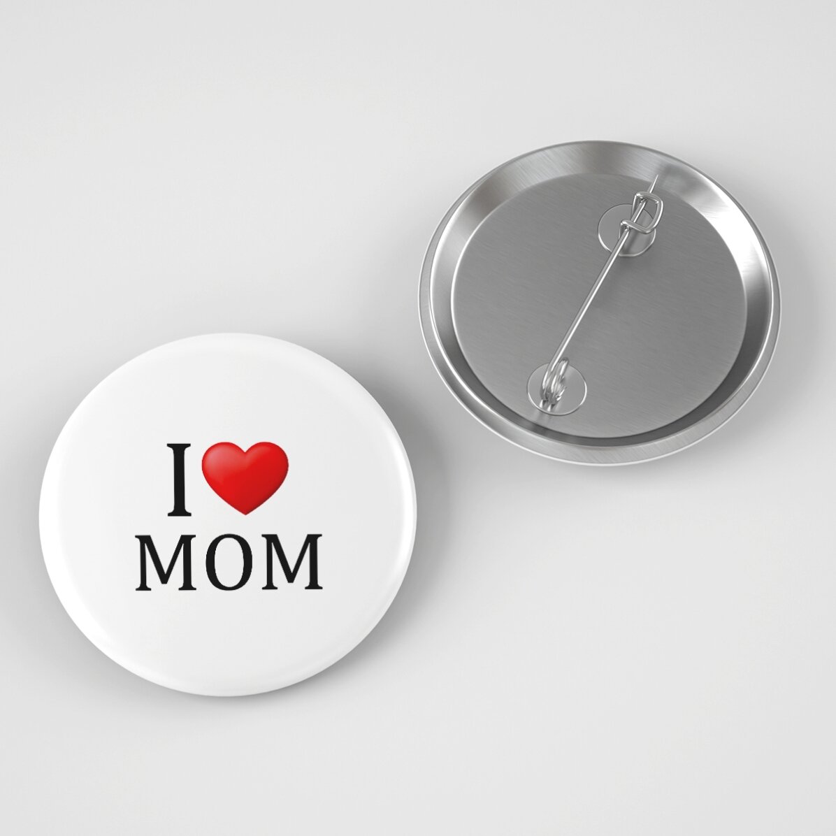 Distintivo personalizzato con scritta - I heart