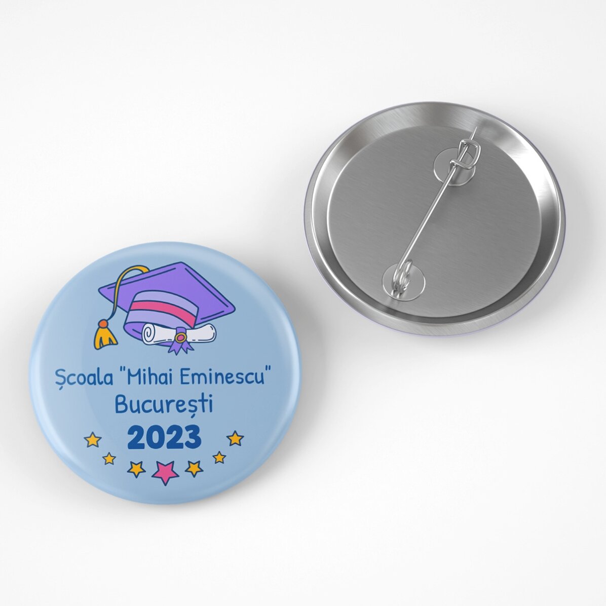 Spilla personalizzata con dedica per la laurea dei bambini