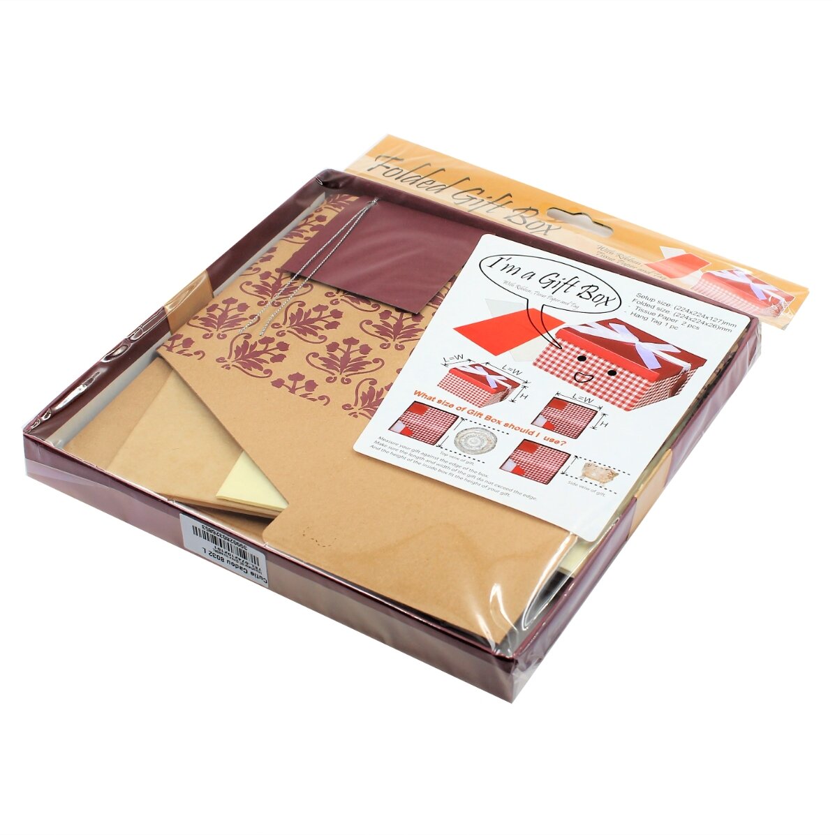 Kit confezione regalo - motivo floreale