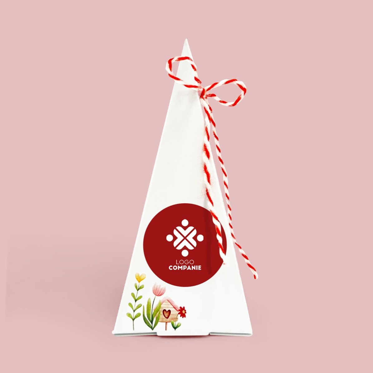 Kit personalizzato per piantare fiori con logo