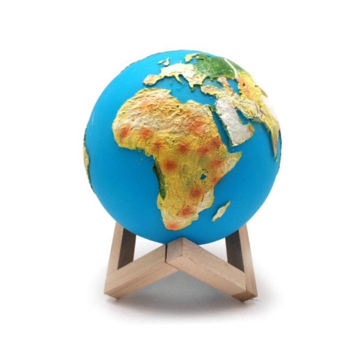 Lampada a forma di globo terrestre in 3D