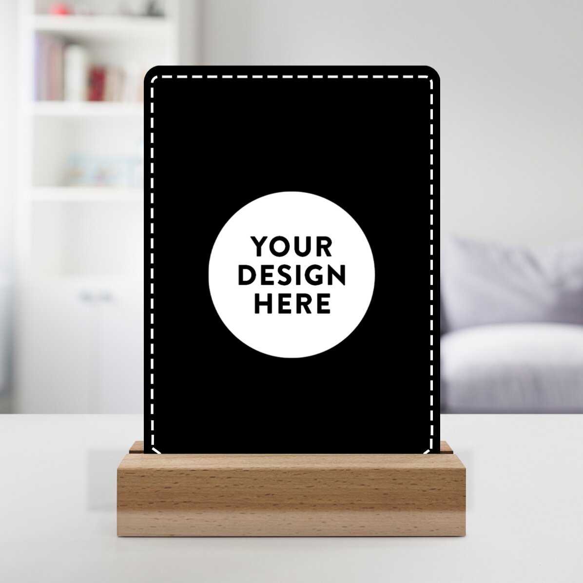 Lampada da comodino a LED personalizzata con la tua grafica