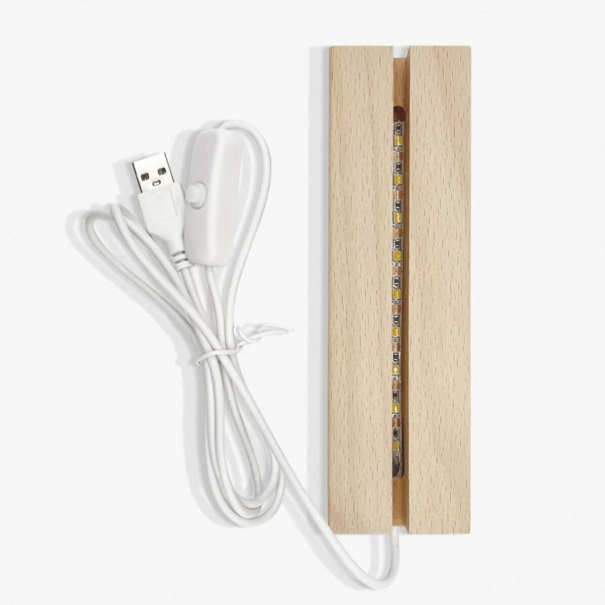 Lampada da comodino a LED personalizzata con foto e testo - Baby